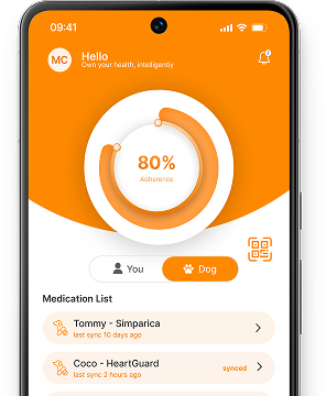 PawBox app medication list